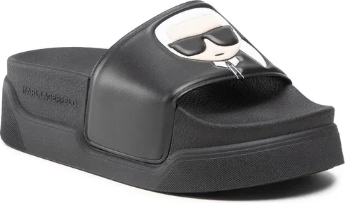 Šľapky KARL LAGERFELD - KL88808 Black Rubber