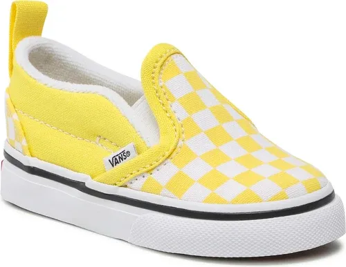 Tenisky Vans - Classic Slip-On VN000UBSABP1 (Checkerboard) Blazing Yellow