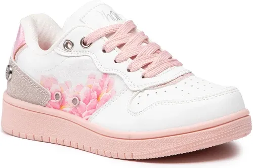 Sneakersy SHONE - 17122-046 White/Pink