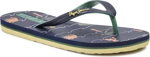 Žabky Pepe Jeans - Beach Palm Boy PBS70051 Navy 595 Žabky Pepe Jeans - Beach Palm Boy PBS70051 Navy 595