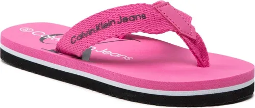 Žabky Calvin Klein Jeans - Logo Print Flip Flop V3A8-80217-0058 M Fuchsia 313