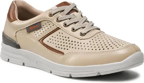 Sneakersy RIEKER - 16425-60 Beige
