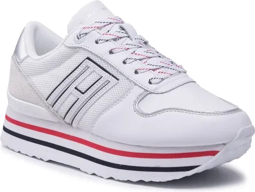 Sneakersy TOMMY HILFIGER - Mesh Flatform Sneaker FW0FW06449 Rwb 0GY