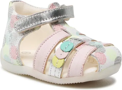 Sandále Kickers - Bigflo-2 895390-10 M Blanc/Rose Pois Multic 3
