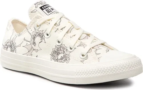 Plátenky Converse - Ctas Ox A01189C Egret/Desert Sand/Egret