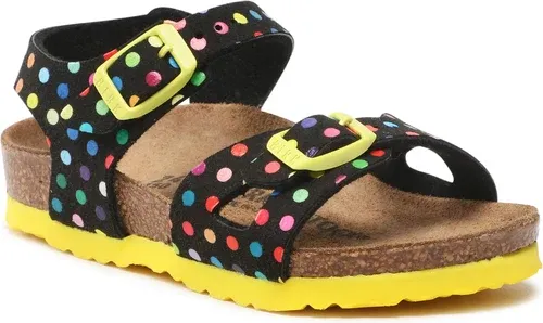 Sandále Birkenstock - Rio Kids Rivet Logo 1021664 Digital Dots Black