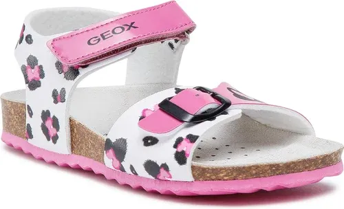 Sandále GEOX - J Adriel G. D J258MD 00402 C0563 S White/Fuchsia