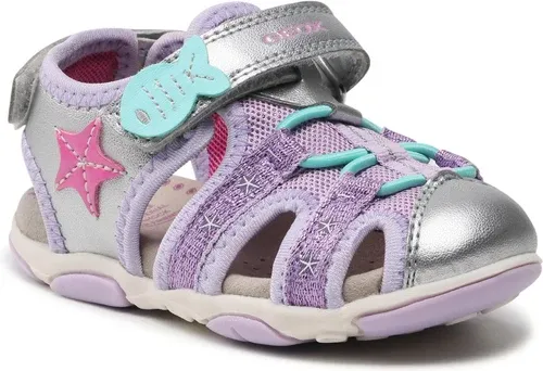 Sandále Geox - B S.Agasim G. A B250ZA 0AJGN C1316 S Silver/Lilac