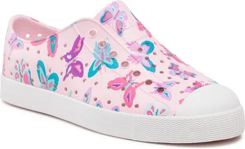 Plátenky Native - Jefferson Print 12100101-6817 Milk Pink/Shell White/Flutter Friends