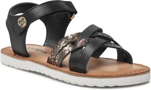 Sandále Kickers - Betternew 858654-30 M Noir Reptile 82