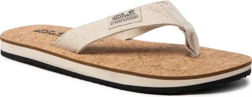 Žabky JACK WOLFSKIN - Ecistride 2 Slipper W 4051931 Natual/Cork Žabky JACK WOLFSKIN - Ecistride 2 Slipper W 4051931 Natual/Cork