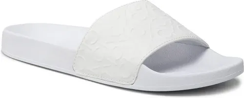 Šľapky Calvin Klein Jeans - Pool Slide High Freq HM0HM00460 Bright White YAF