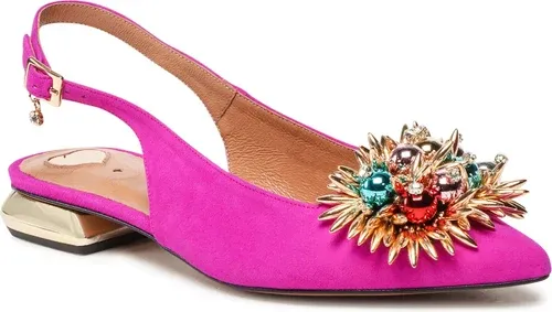 Sandále R.POLAŃSKI - 1488/L Fuchsia Zamsz