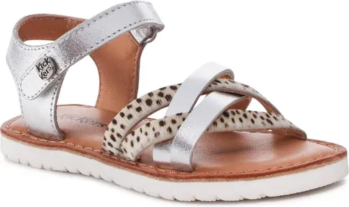 Sandále Kickers - Betternew 858655-30 M Blanc Argent 33