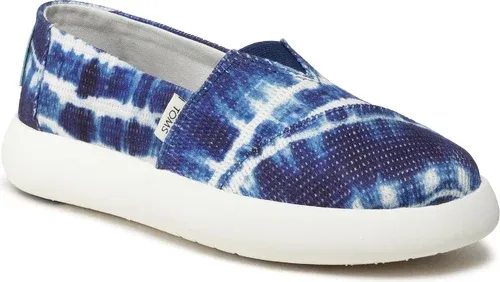 Poltopánky TOMS - Alpargata Mallow 10017835 Navy Batik Tie/Dye Crochet