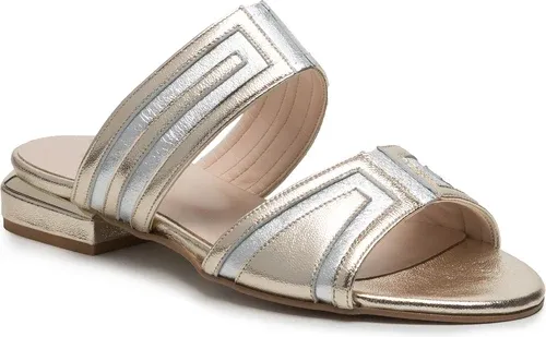 Šľapky SAGAN - 4551 Srebrno Złoty