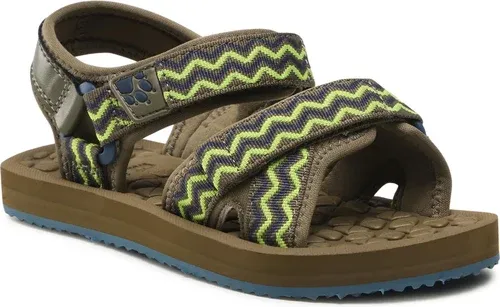 Sandále JACK WOLFSKIN - Zulu Vc K 4052971 Green/Lime