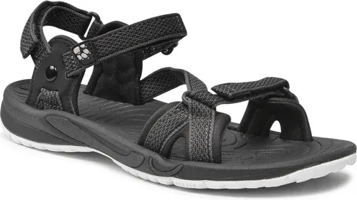 Sandále JACK WOLFSKIN - Lakewood Ride Sandal W 4019041 Black/Grey