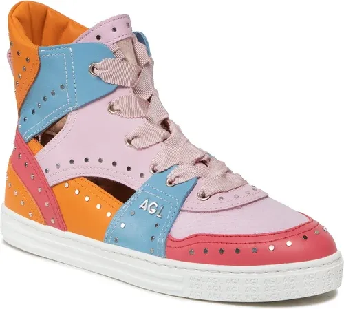 Sneakersy AGL - Giorgia High D936503PGKZ077F163 Multicolor Cydonia