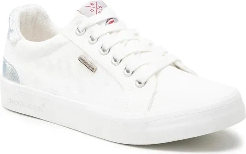 Tenisky CROSS JEANS - JJ2R4038C White/Silver