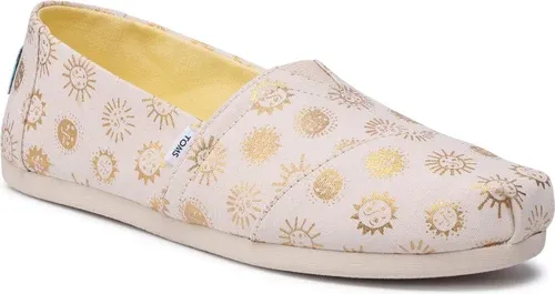 Poltopánky TOMS - Alpargata 10017811 Natural Foil