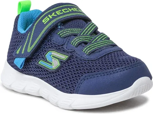 Sneakersy SKECHERS - Mini Trainer 407305N/NVLM Navy/Lime