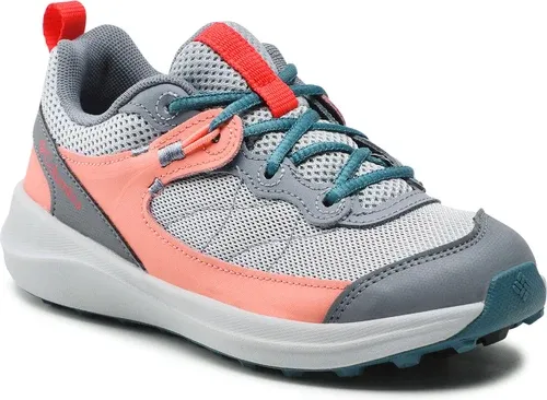 Trekingová obuv Columbia - Youth Trailstorm BY5959 Cirrus Grey/Red Hibiscus 031