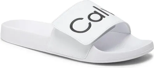 Šľapky Calvin Klein Jeans - Pool Slide Adj HM0HM00454 Bright White YAF