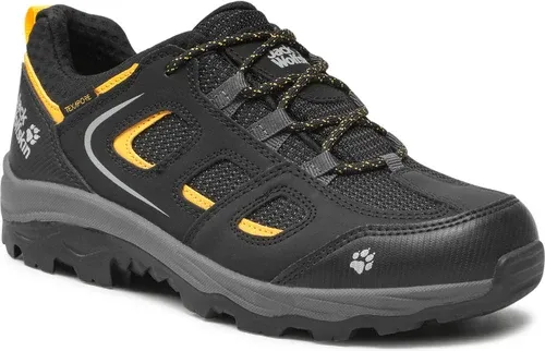 Trekingová obuv JACK WOLFSKIN - Vojo Texapore Low K 4042191 Black/Burly Yellow