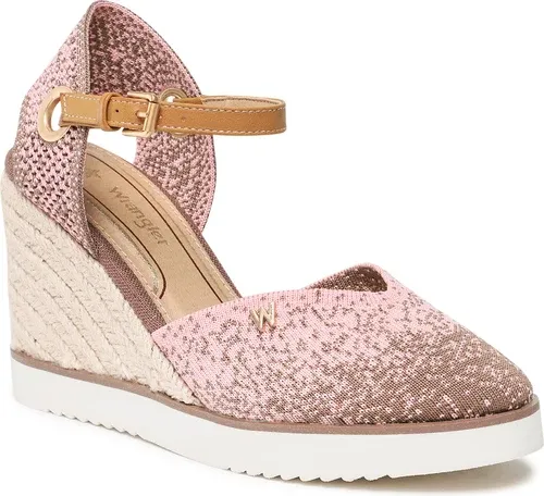 Espadrilky WRANGLER - Isla Knit WL21620A Rose 080