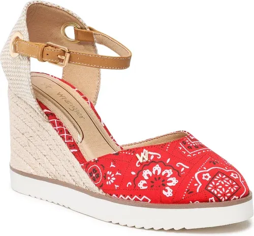 Espadrilky WRANGLER - Isla WL21621A Bandana Red 883