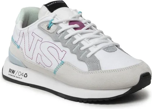 Sneakersy NORTH SAILS - Hitch RW-04 Brink 061 White/Lt Blue/Turquoise