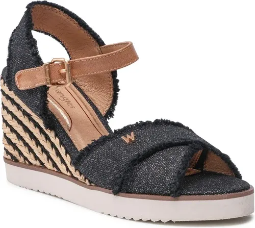 Espadrilky WRANGLER - Maiorca Cross WL21700A Black/Pewter 309