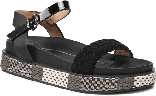 Sandále WRANGLER - Amaya Woven WL21661A Black 062