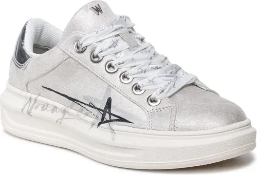 Sneakersy WRANGLER - Jolin Lame' WL21552A Silver 004