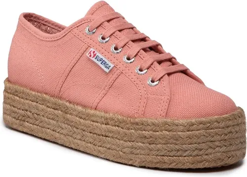 Espadrilky SUPERGA - 2790 Rope S51186W Pink Dusty Wde