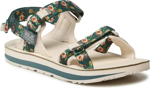 Sandále Jack Wolfskin - Outfresh Deluxe Sandal W 4039451 Teal Grey Allover