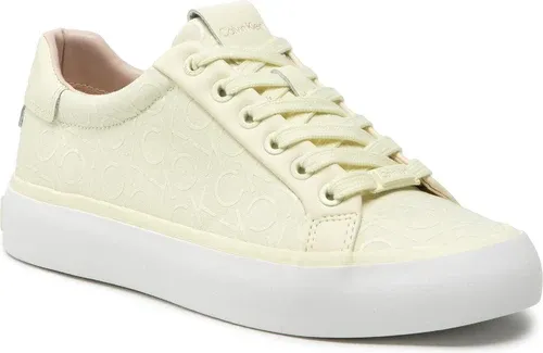 Sneakersy CALVIN KLEIN - Vulc Lace Up HW0HW00797 Calm Yellow Mono Mix 0LL