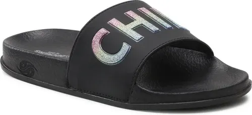 Šľapky DOCKERS BY GERLI - 50DN203-600155 Schwarz/Silber