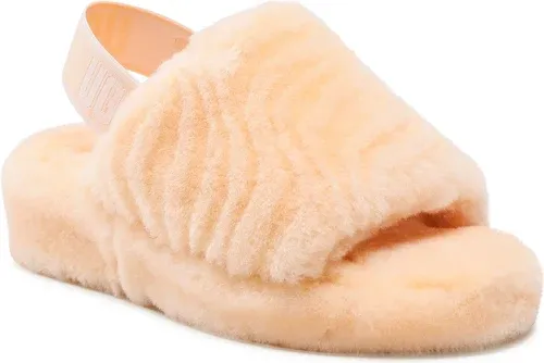 Papuče UGG - W Fluff Yeah Wavy 1125009 Pfz