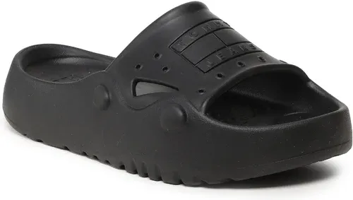 Šľapky TOMMY JEANS - Flatform Archive Pool Slide EN0EN01942 Black BDS