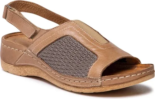 Sandále RYŁKO - IA1546 Beżowy 2SB