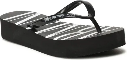 Žabky EMPORIO ARMANI - XVQS03 XN118 00002 Black