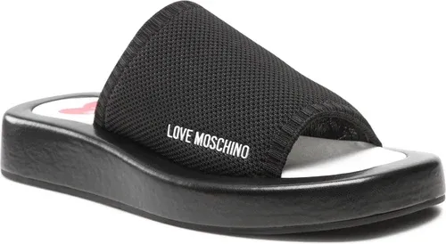 Šľapky LOVE MOSCHINO - JA28243G0EIZM000 Nero/Nap.Bia