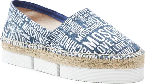 Espadrilky LOVE MOSCHINO - JA10223G0EJF070A Blu/Bia