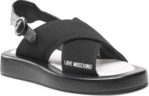 Sandále LOVE MOSCHINO - JA16123G0EIZM000 Nero/Nap.Bia