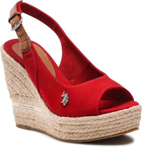 Espadrilky U.S. POLO ASSN. - Aylin005a AYLIN005W/2C3 Red