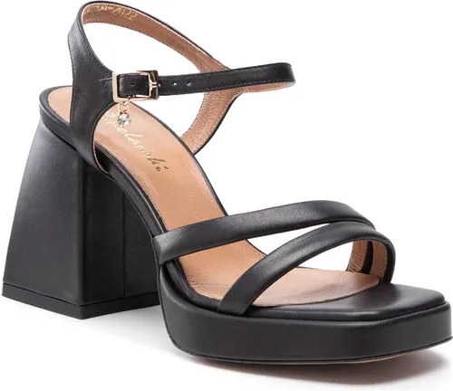 Sandále R.POLAŃSKI - 1458 Czarna Polina Lico