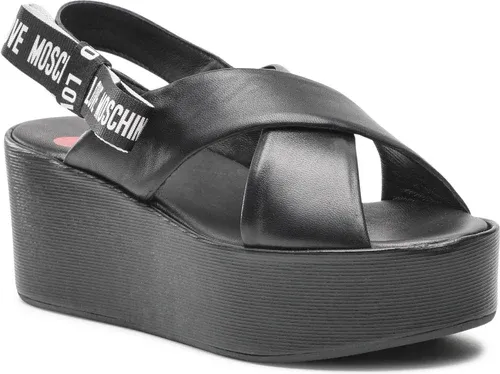 Sandále LOVE MOSCHINO - JA16187I0EIER000 Nero