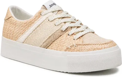 Sneakersy DESIGUAL - Street Natural 22SSKA01/1005 Biscuit